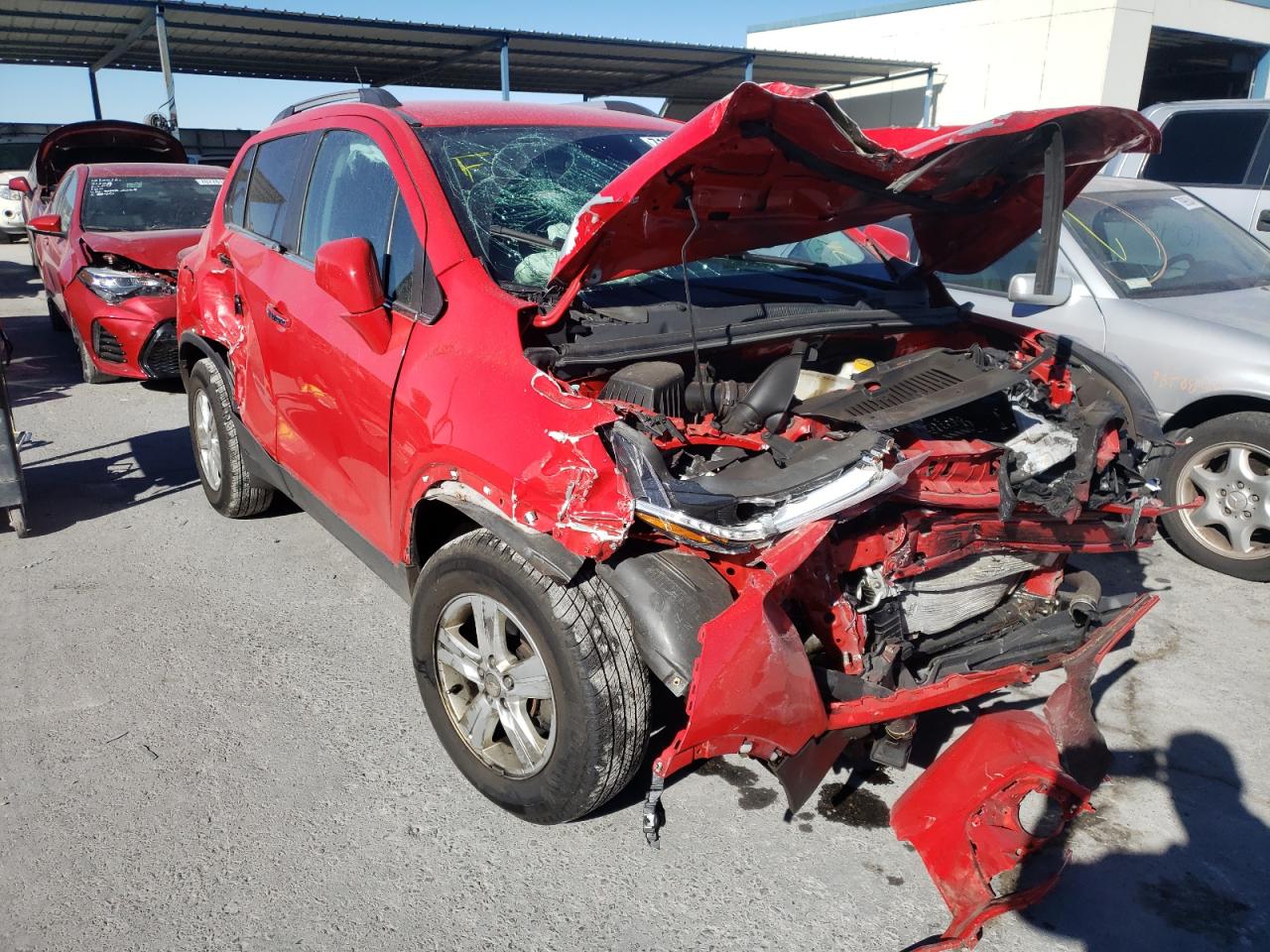Photo 1 from auction – 2018 CHEVROLET TRAX 1LT with VIN 3GNCJPSB1JL197130
