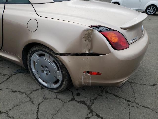 Photo 9 from auction – 2002 LEXUS SC 430 with VIN JTHFN48YX20035546