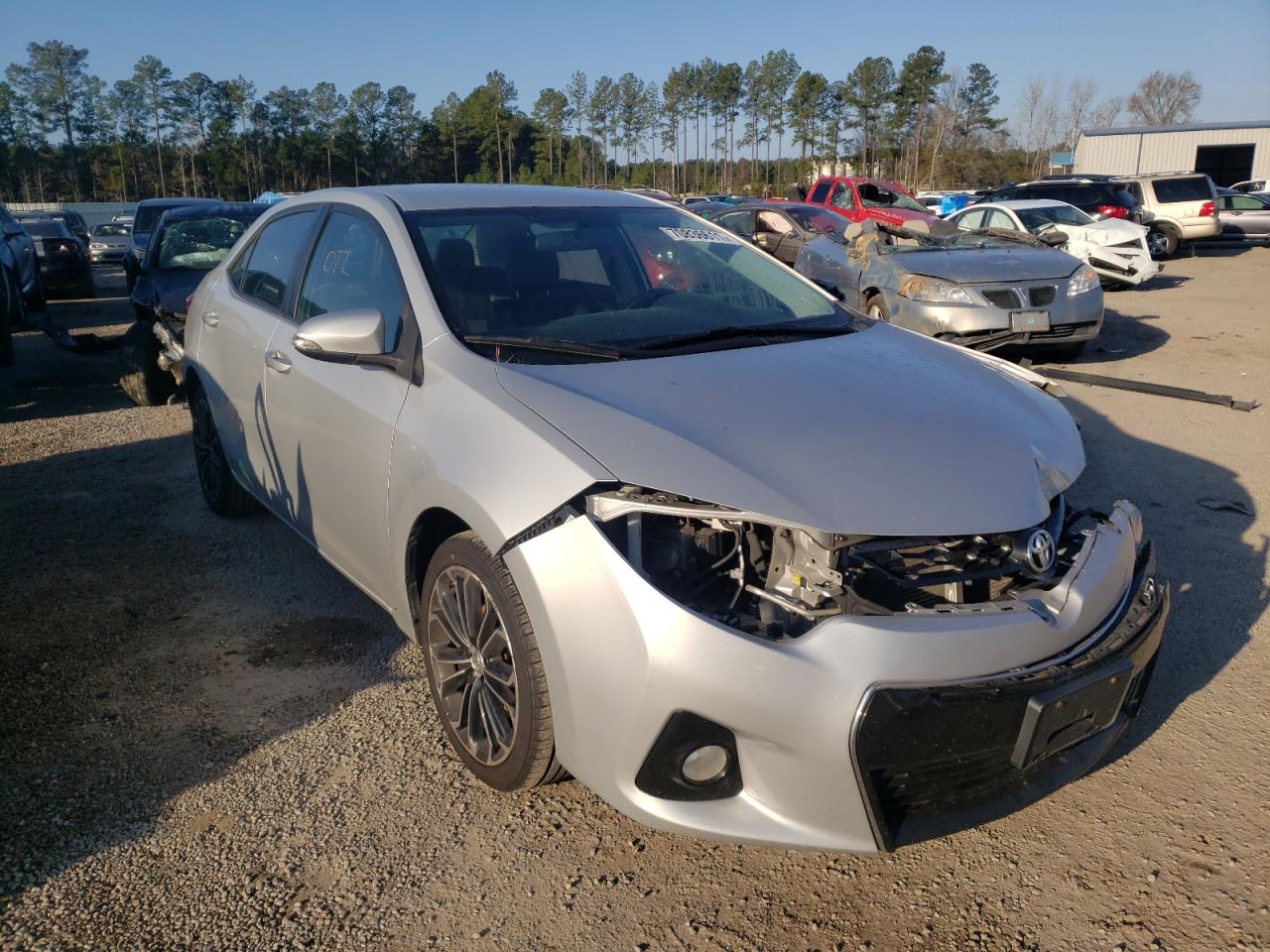 TOYOTA COROLLA L 2015 with VIN 2T1BURHE3FC285339 - Photo from auction