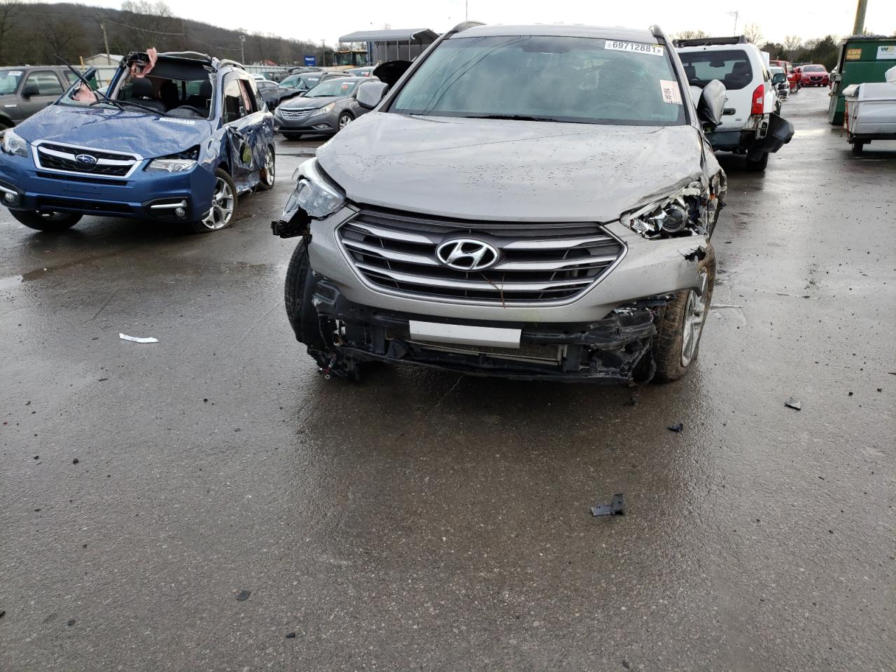 Photo 9 from auction – 2017 HYUNDAI SANTA FE S with VIN 5NMZU3LBXHH003641