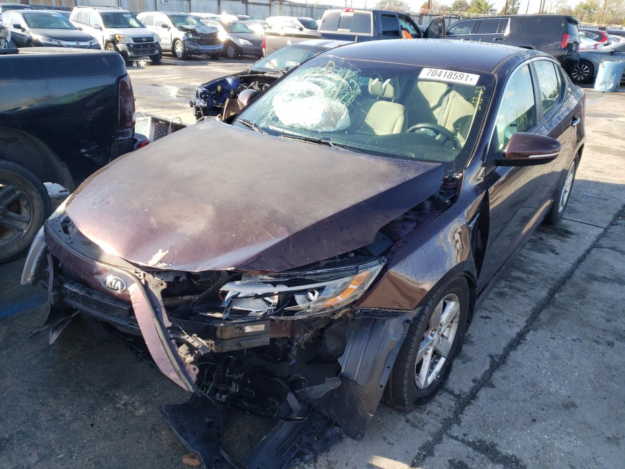 Photo 2 from auction – 2015 KIA OPTIMA LX with VIN 5XXGM4A71FG477422