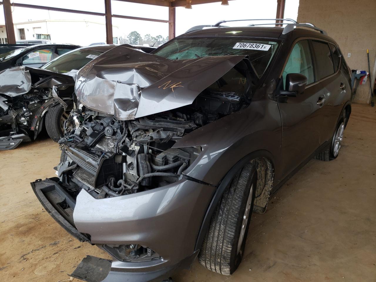 Photo 2 from auction – 2015 NISSAN ROGUE S with VIN 5N1AT2MT1FC837595