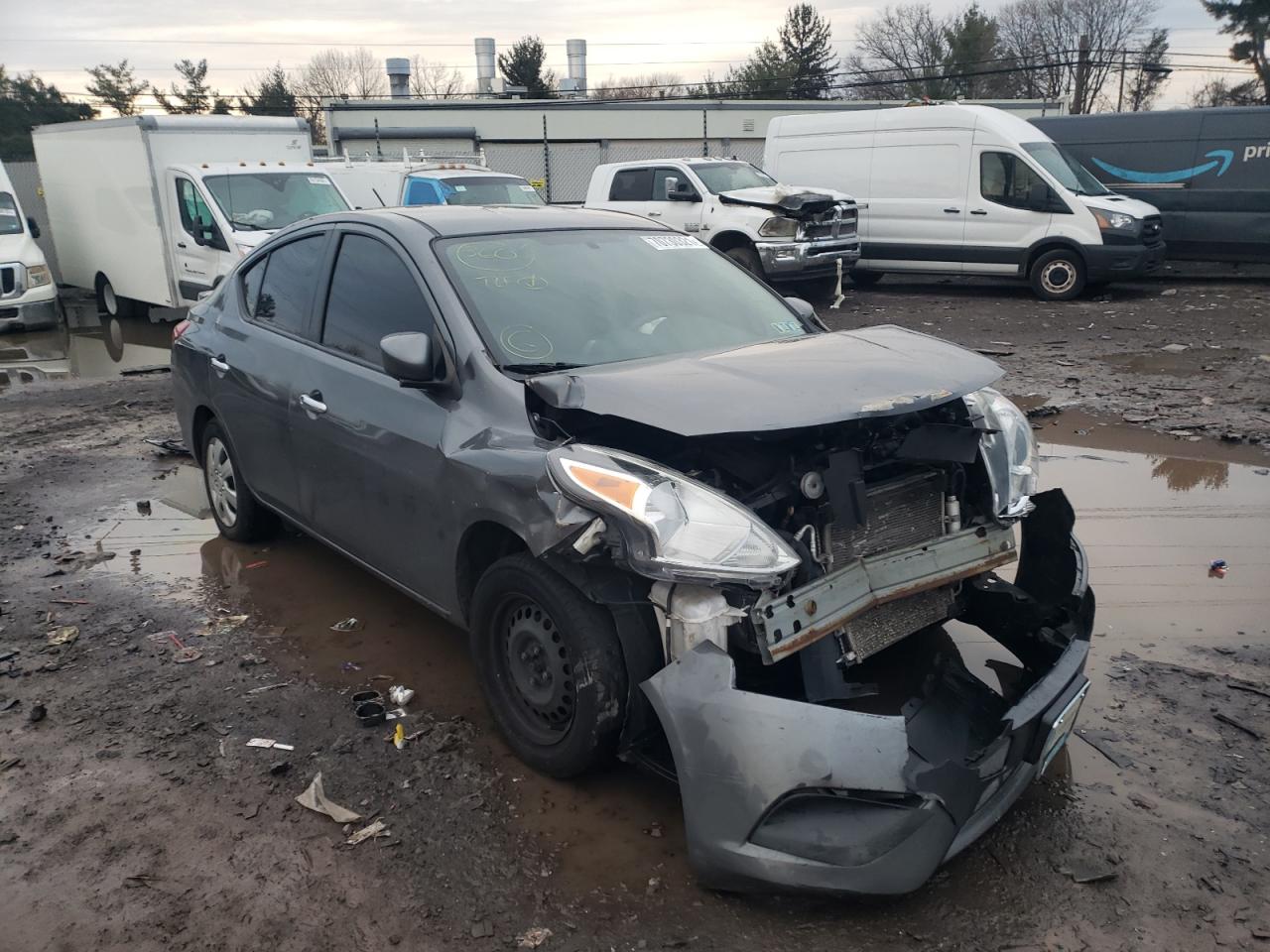 NISSAN VERSA S 2017 with VIN 3N1CN7AP5HL836245 - Photo from auction