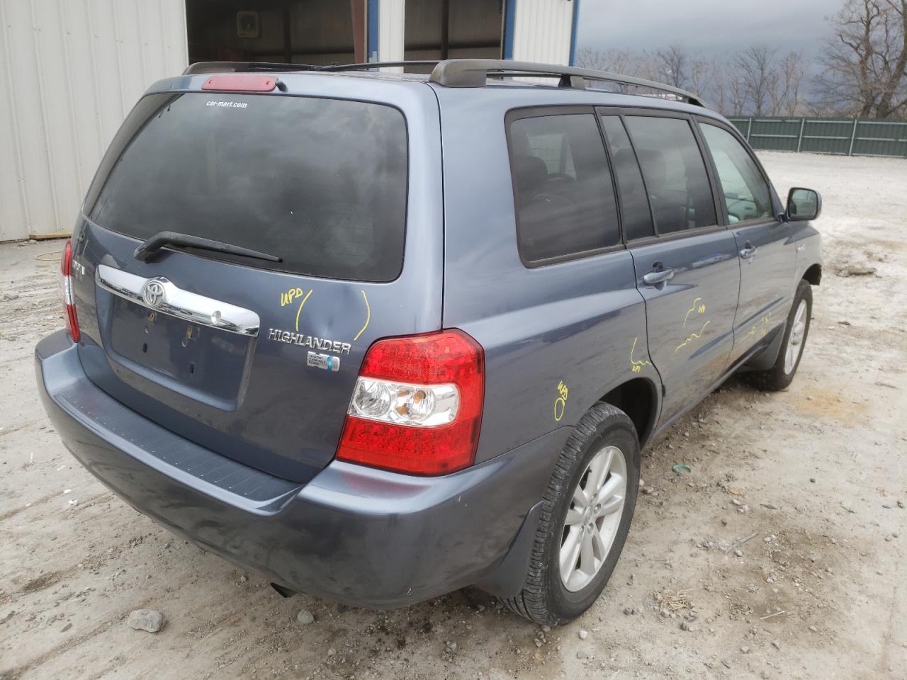 Photo 4 from auction – 2007 TOYOTA HIGHLANDER with VIN JTEGW21AX70020889