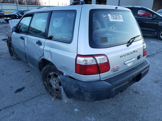 Photo 3 from auction – 2002 SUBARU FORESTER L with VIN JF1SF63592H701826