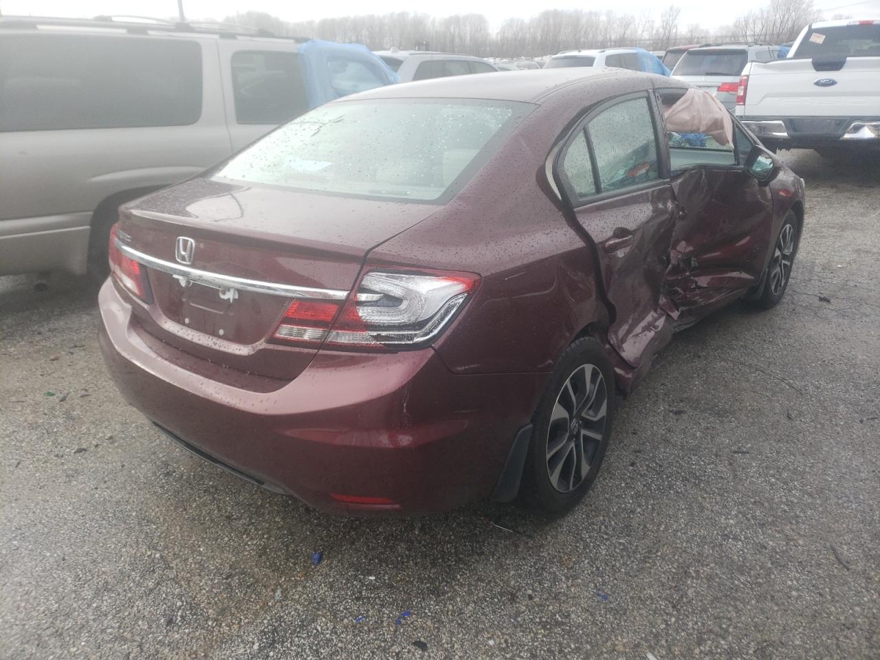 Photo 4 from auction – 2015 HONDA CIVIC EX with VIN 2HGFB2F83FH555334