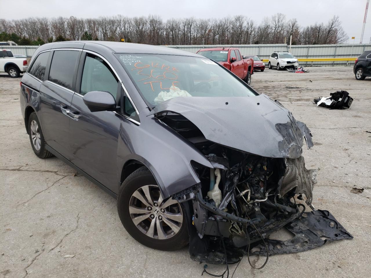 HONDA ODYSSEY EX 2015 with VIN 5FNRL5H4XFB028353 - Photo from auction