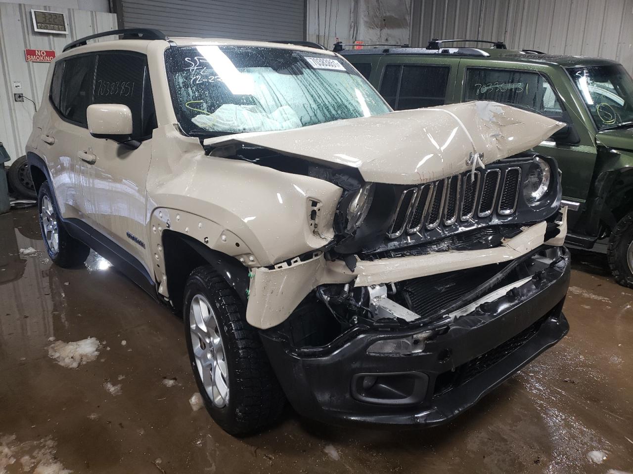 JEEP RENEGADE L 2015 with VIN ZACCJBBT0FPB91046 - Photo from auction