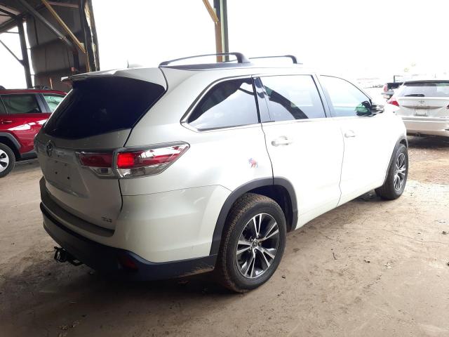 Photo 4 from auction – 2016 TOYOTA HIGHLANDER with VIN 5TDKKRFHXGS181314