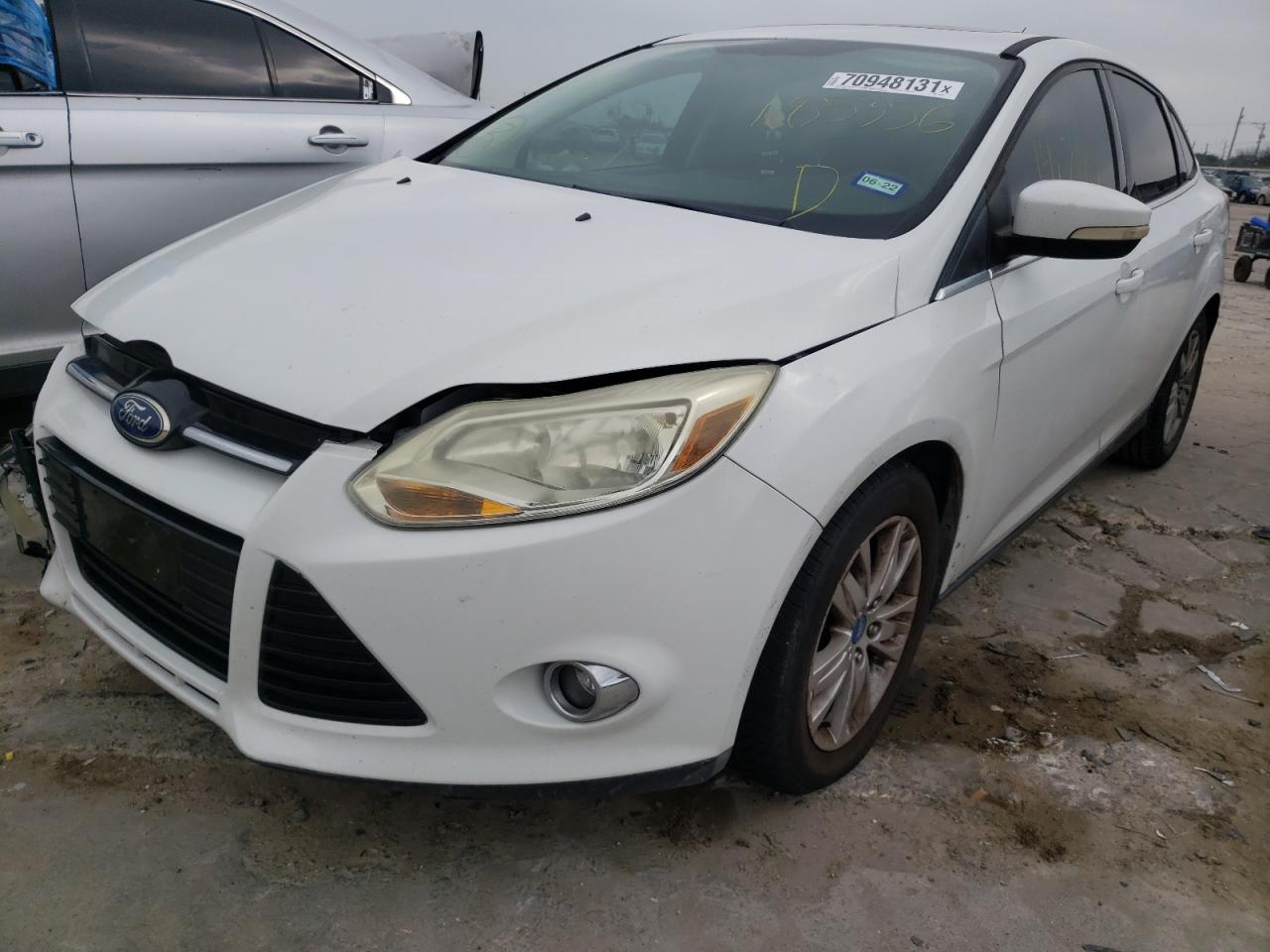 Photo 2 from auction – 2012 FORD FOCUS SEL with VIN 1FAHP3H29CL185356