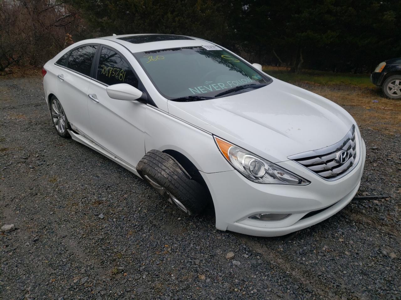 HYUNDAI SONATA SE 2013 with VIN 5NPEC4AC9DH684584 - Photo from auction