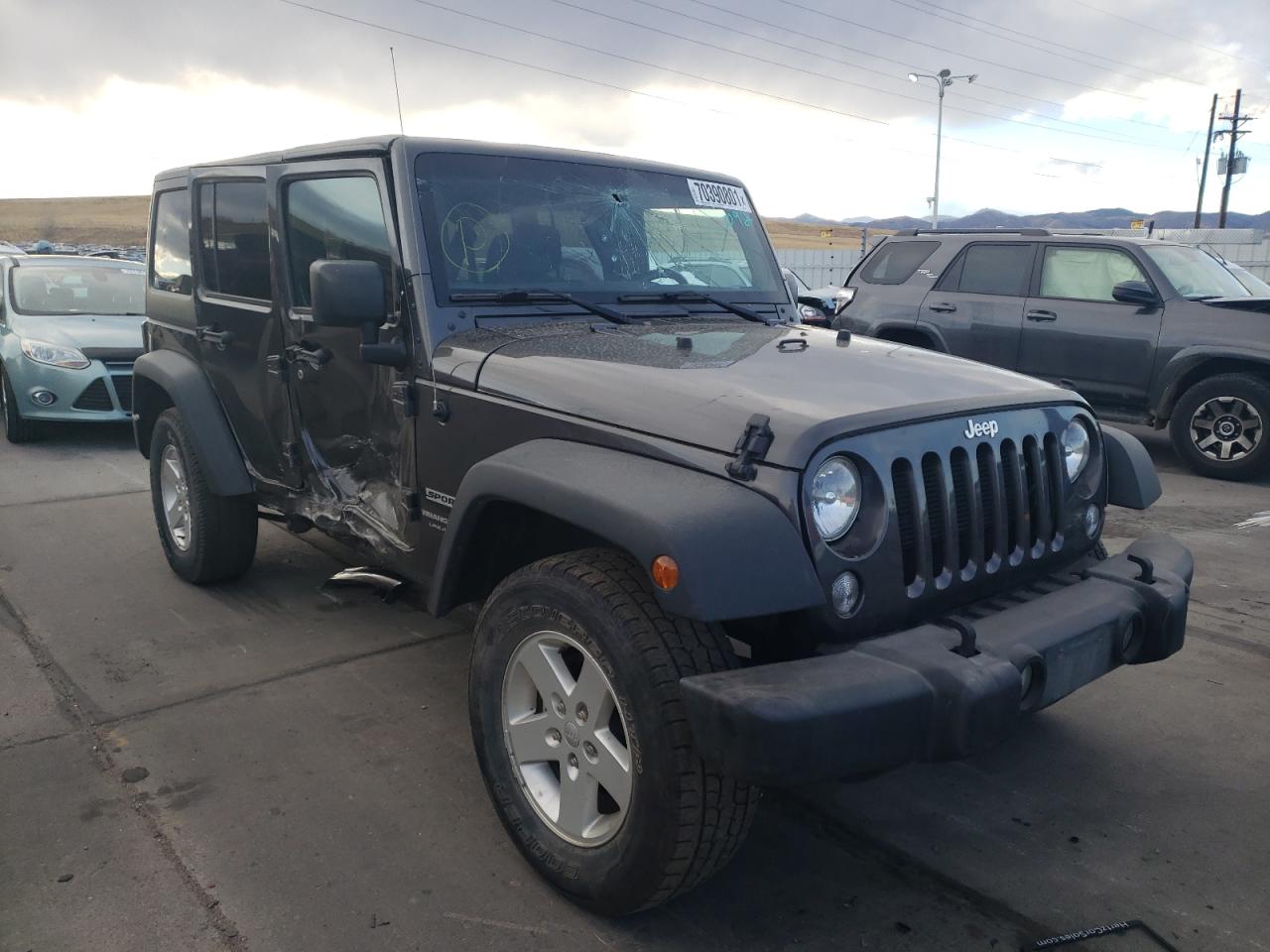 JEEP WRANGLER U 2018 with VIN 1C4BJWDG8JL887217 - Photo from auction