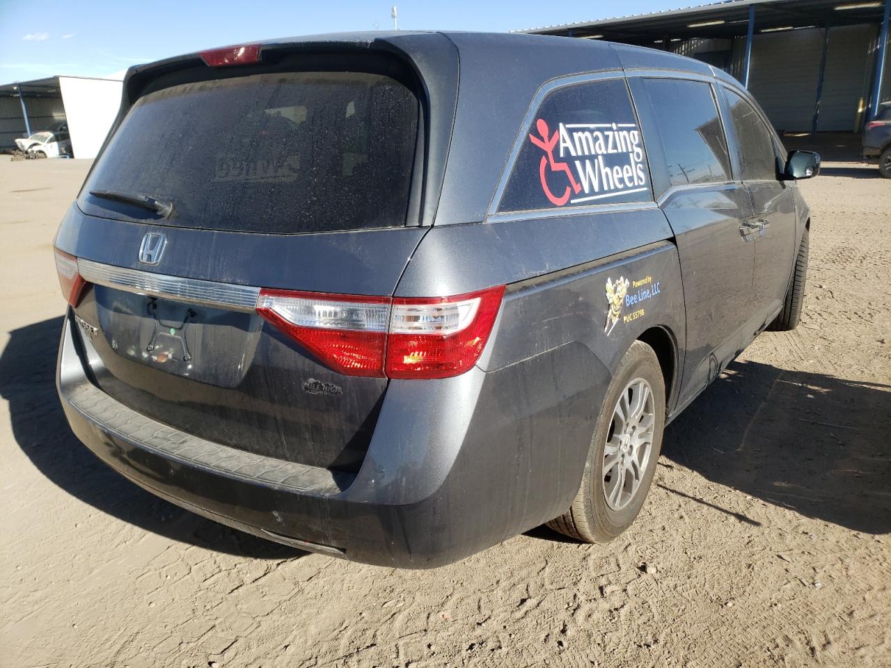 Photo 4 from auction – 2013 HONDA ODYSSEY EX with VIN 5FNRL5H45DB026779