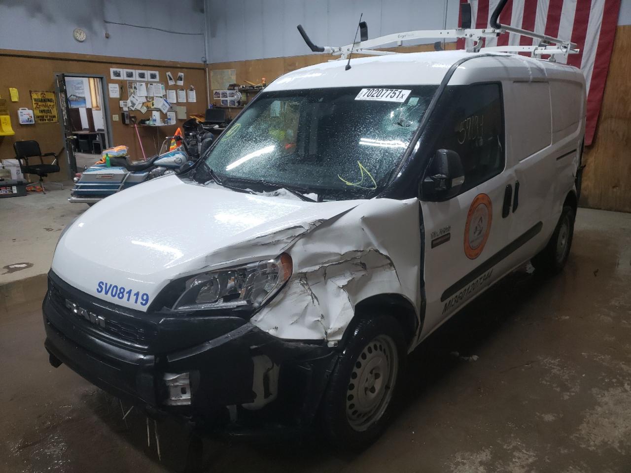 Photo 2 from auction – 2019 RAM PROMASTER with VIN ZFBHRFAB2K6M94411