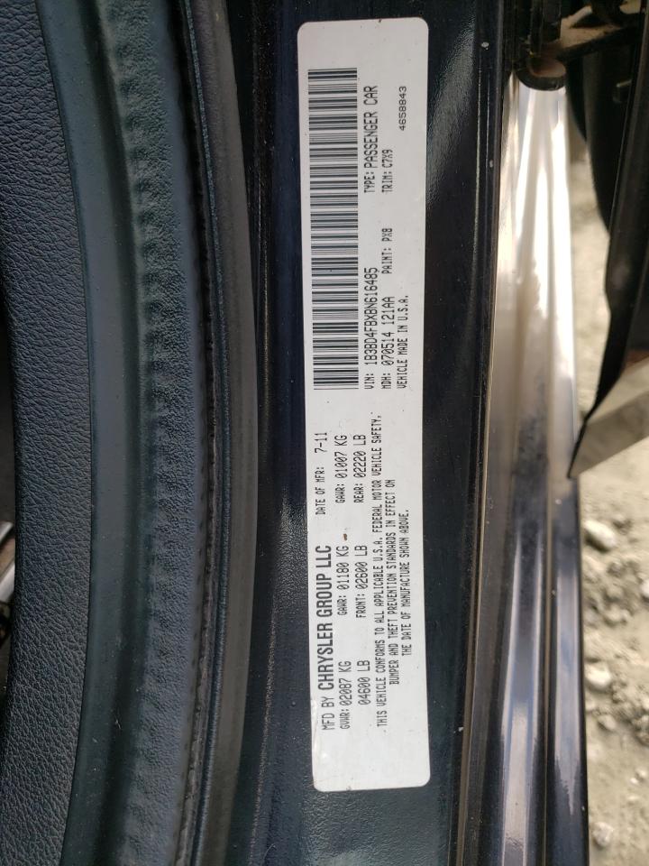 Photo 10 from auction – 2011 DODGE AVENGER EX with VIN 1B3BD4FBXBN616485