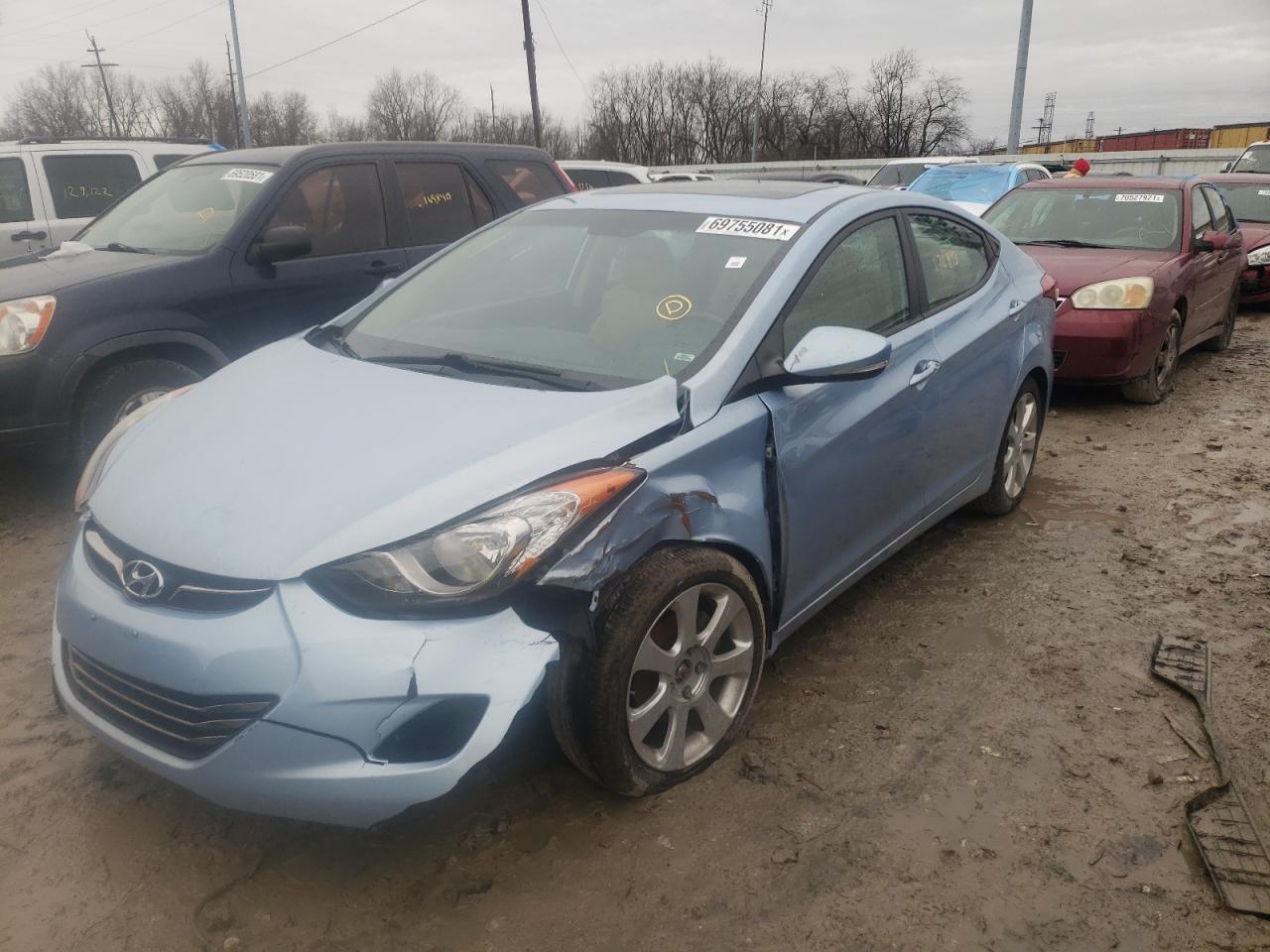 Photo 2 from auction – 2011 HYUNDAI ELANTRA GL with VIN KMHDH4AE1BU107660