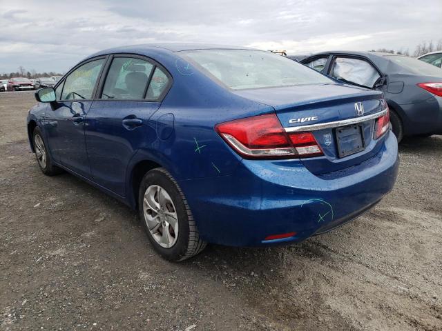 Photo 3 from auction – 2014 HONDA CIVIC LX with VIN 19XFB2F53EE218435
