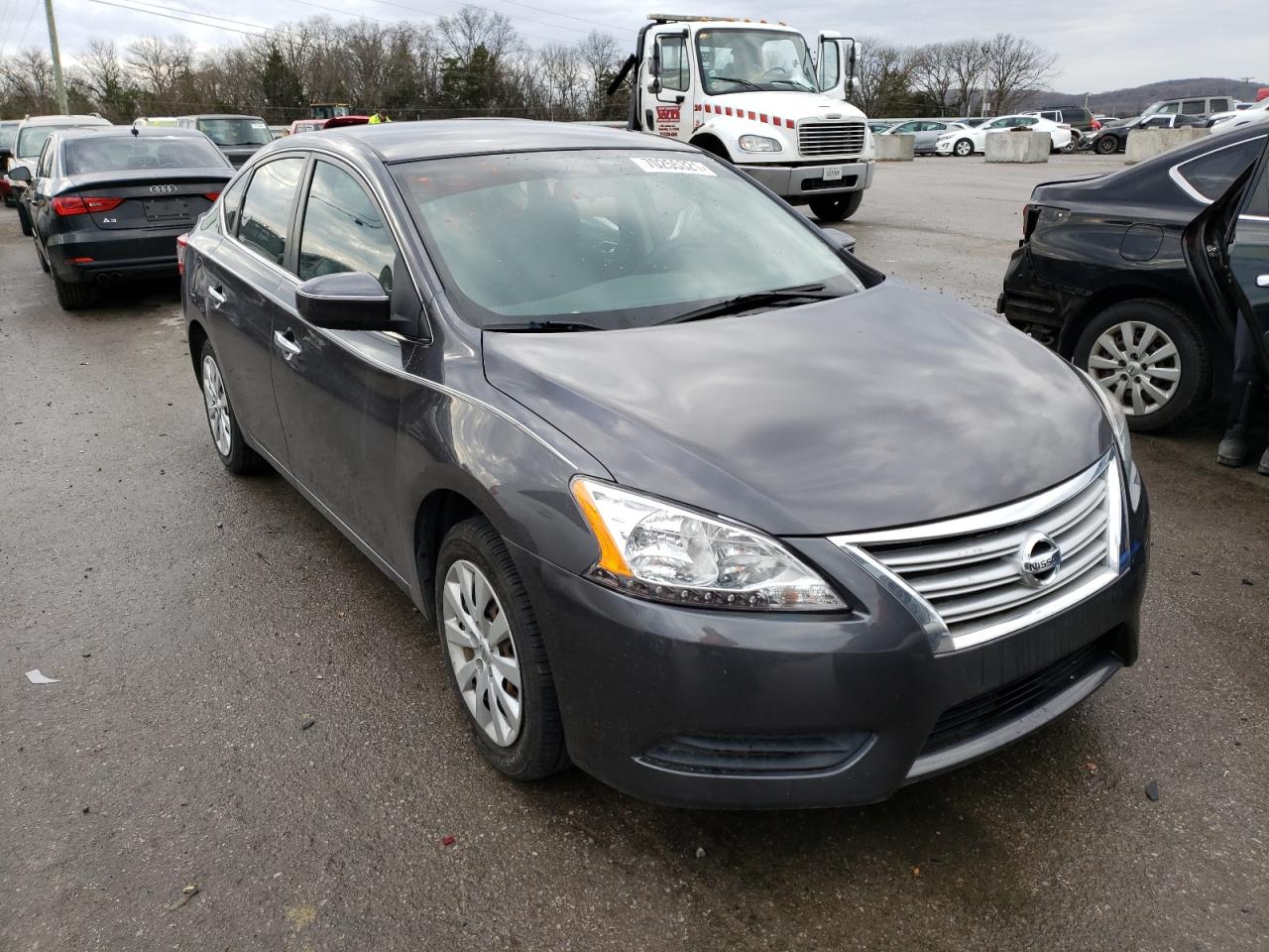 NISSAN SENTRA S 2014 with VIN 3N1AB7AP3EL663126 - Photo from auction