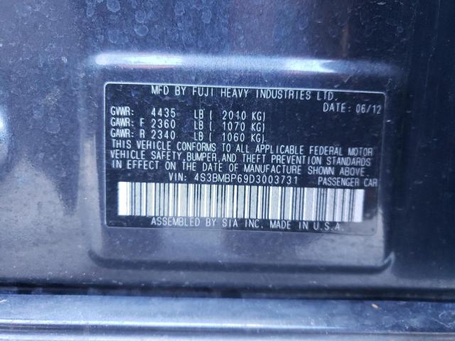 Photo 10 from auction – 2013 SUBARU LEGACY 2.5 with VIN 4S3BMBP69D3003731
