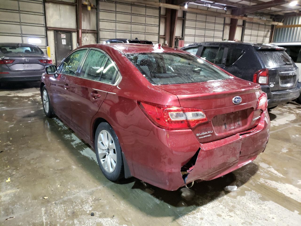 Photo 3 from auction – 2016 SUBARU LEGACY 2.5 with VIN 4S3BNBC61G3058939