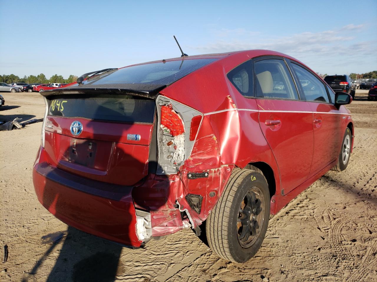 Photo 4 from auction – 2012 TOYOTA PRIUS with VIN JTDKN3DU9C5449645