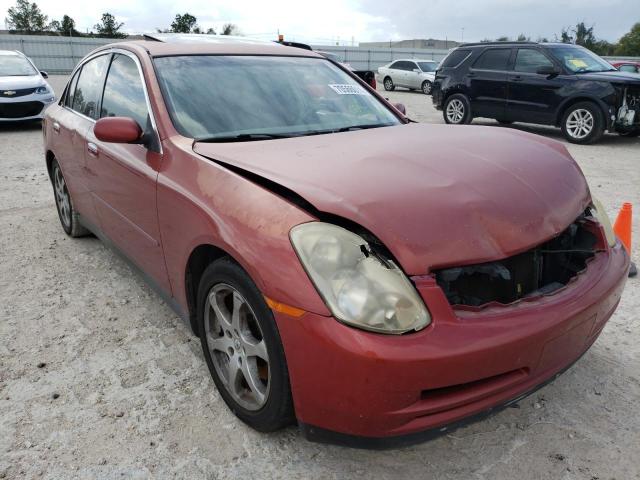 INFINITI G35 2003 with VIN JNKCV51E03M301496 - Photo from auction