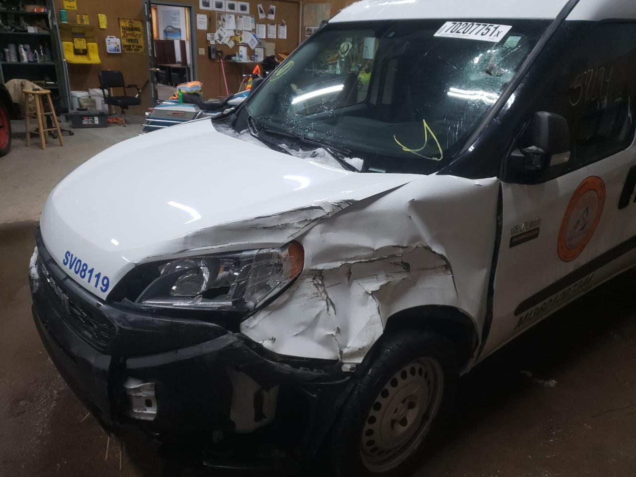 Photo 9 from auction – 2019 RAM PROMASTER with VIN ZFBHRFAB2K6M94411