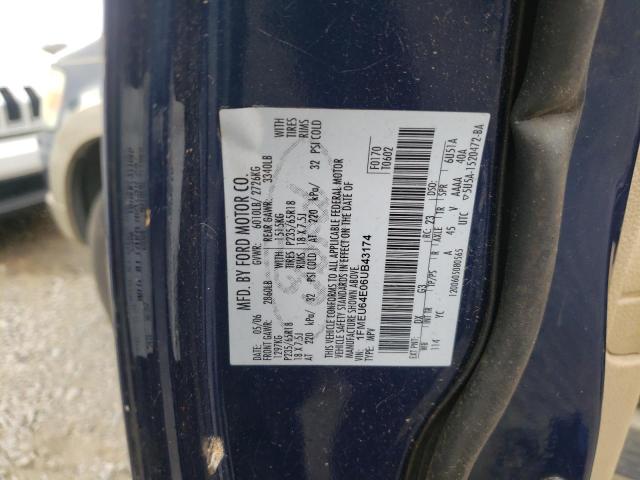 Photo 10 from auction – 2006 FORD EXPLORER with VIN 1FMEU64E06UB43174