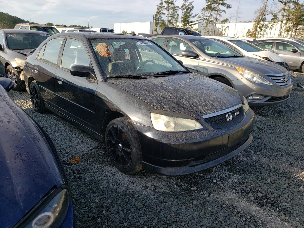 HONDA CIVIC 2001 with VIN 2HGES25731H567450 - Photo from auction