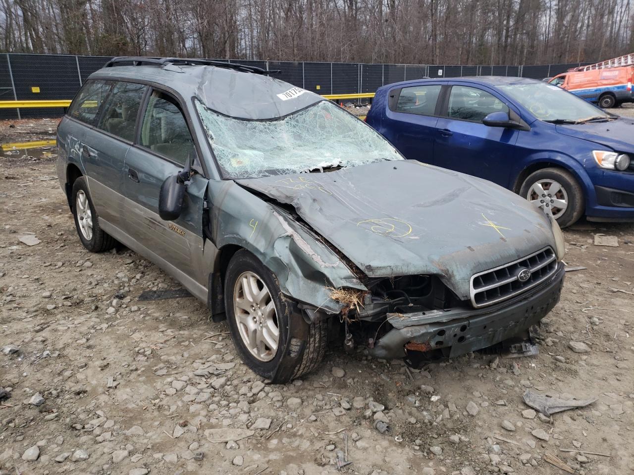 Photo 1 from auction – 2002 SUBARU LEGACY OUT with VIN 4S3BH665027609221