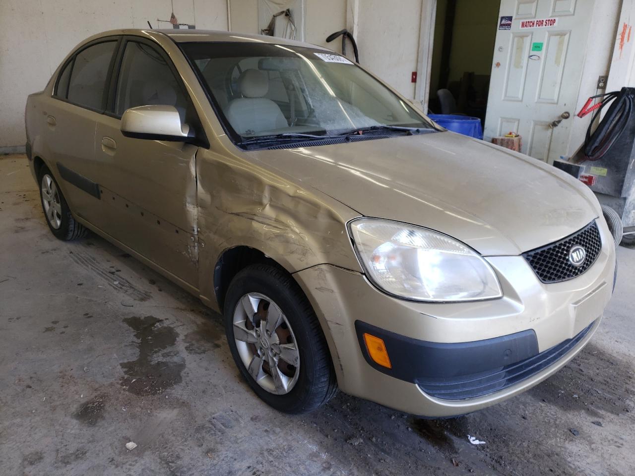 KIA RIO BASE 2009 with VIN KNADE223496464664 - Photo from auction