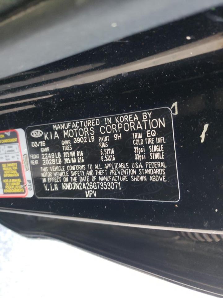 Фото 10 с аукциона – 2016 KIA SOUL с VIN KNDJN2A26G7353071