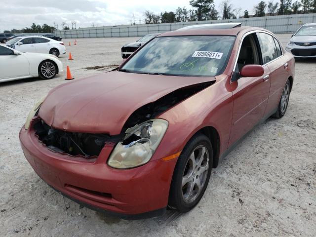 Photo 2 from auction – 2003 INFINITI G35 with VIN JNKCV51E03M301496