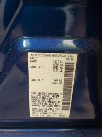 Photo 10 from auction – 2016 NISSAN ALTIMA 2.5 with VIN 1N4AL3AP4GC285941
