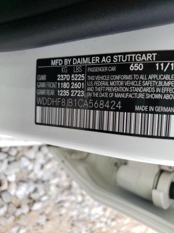 Photo 10 from auction – 2012 MERCEDES-BENZ E 350 4MAT with VIN WDDHF8JB1CA568424