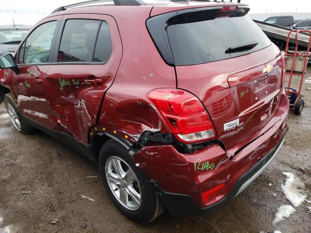 Photo 9 from auction – 2021 CHEVROLET TRAX 1LT with VIN KL7CJPSB8MB320689