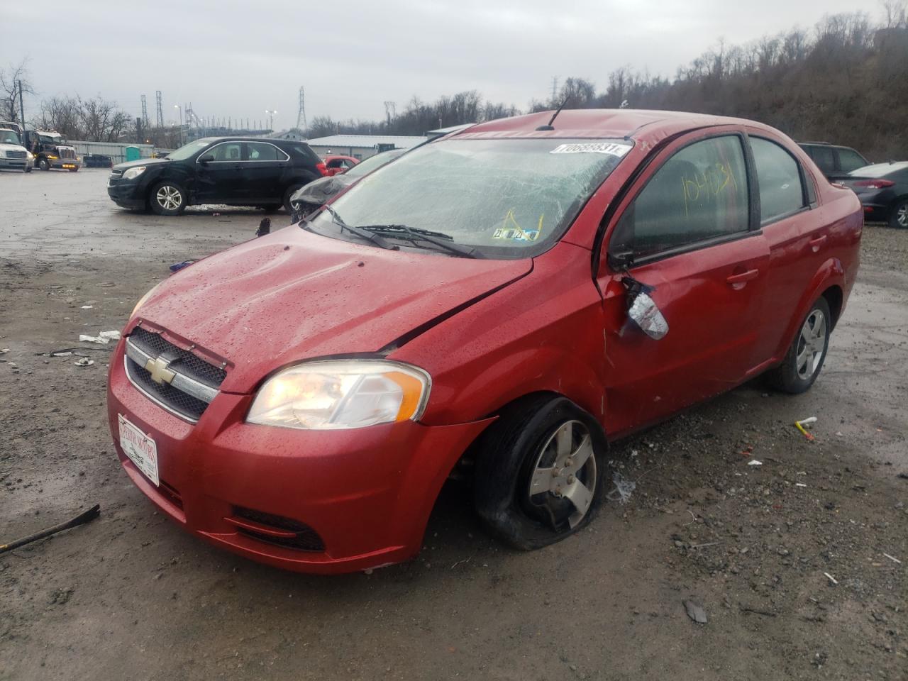 Photo 2 from auction – 2011 CHEVROLET AVEO LS with VIN KL1TD5DE5BB163844