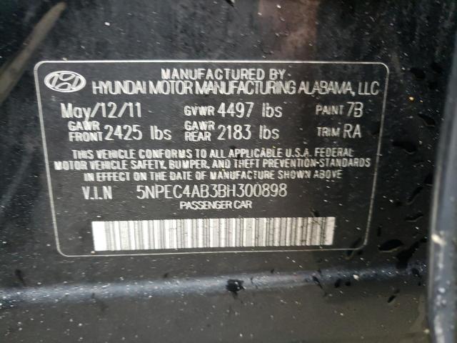Photo 10 from auction – 2011 HYUNDAI SONATA SE with VIN 5NPEC4AB3BH300898