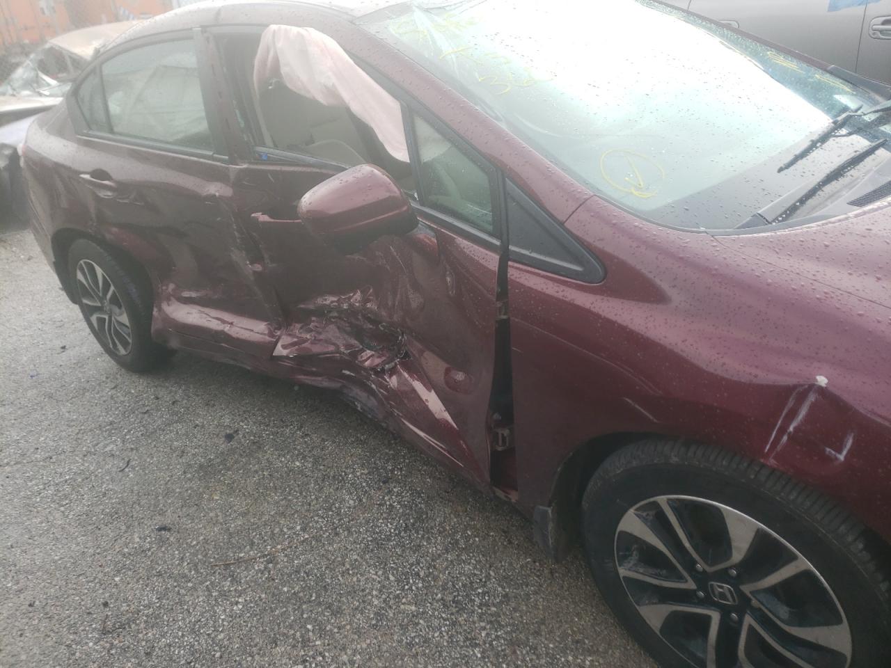 Photo 9 from auction – 2015 HONDA CIVIC EX with VIN 2HGFB2F83FH555334