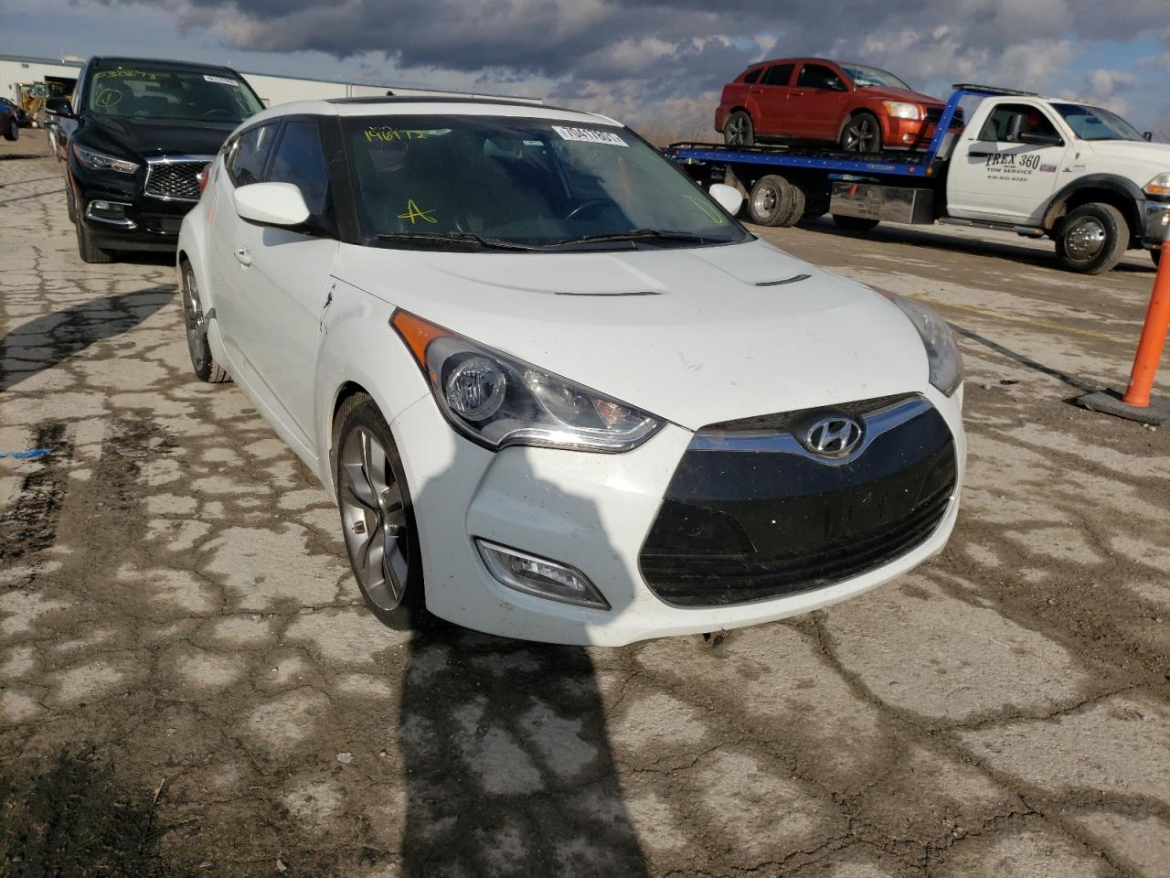 HYUNDAI VELOSTER 2014 with VIN KMHTC6AD1EU196972 - Photo from auction