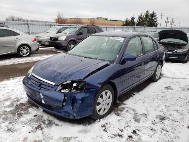 Photo 2 from auction – 2003 HONDA CIVIC LX with VIN 2HGES16613H908833