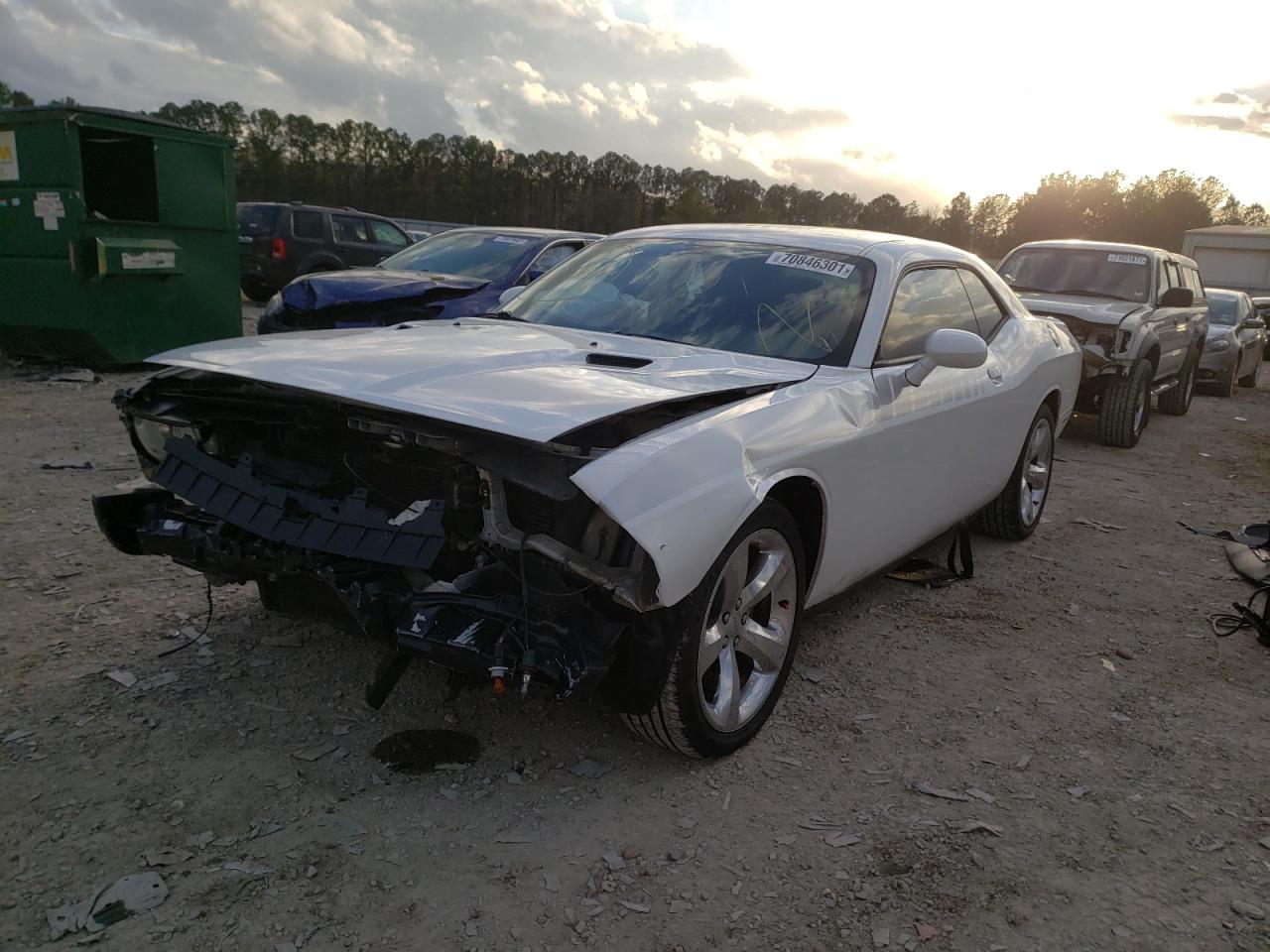 Photo 2 from auction – 2014 DODGE CHALLENGER with VIN 2C3CDYAG9EH158422