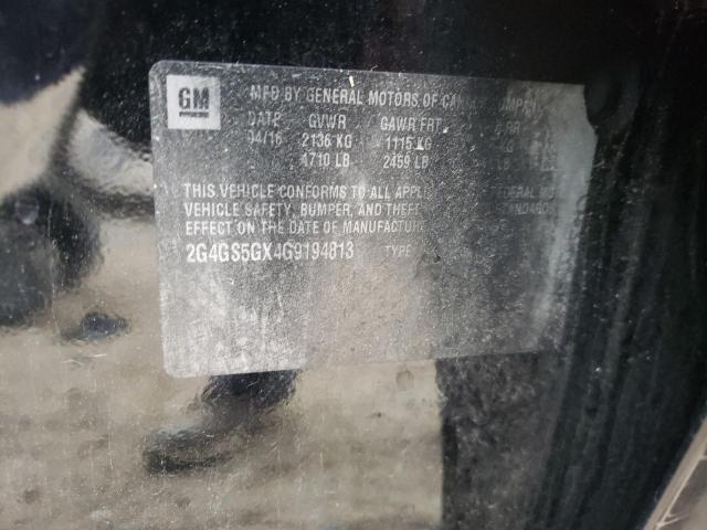 Photo 10 from auction – 2016 BUICK REGAL PREM with VIN 2G4GS5GX4G9194813
