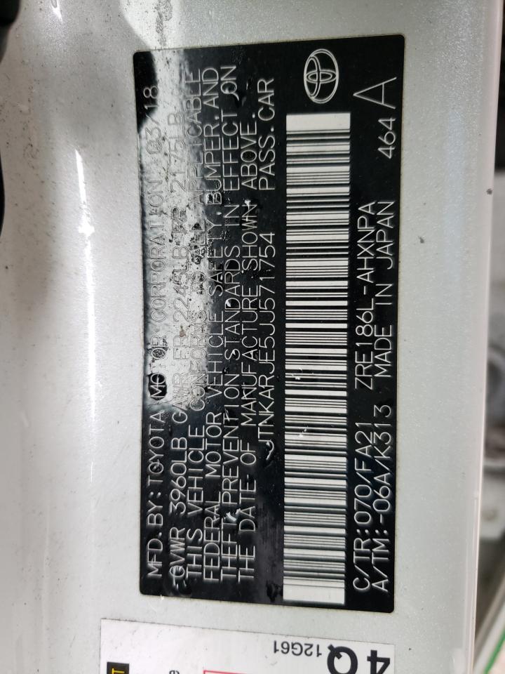 Photo 10 from auction – 2018 TOYOTA COROLLA IM with VIN JTNKARJE5JJ571754