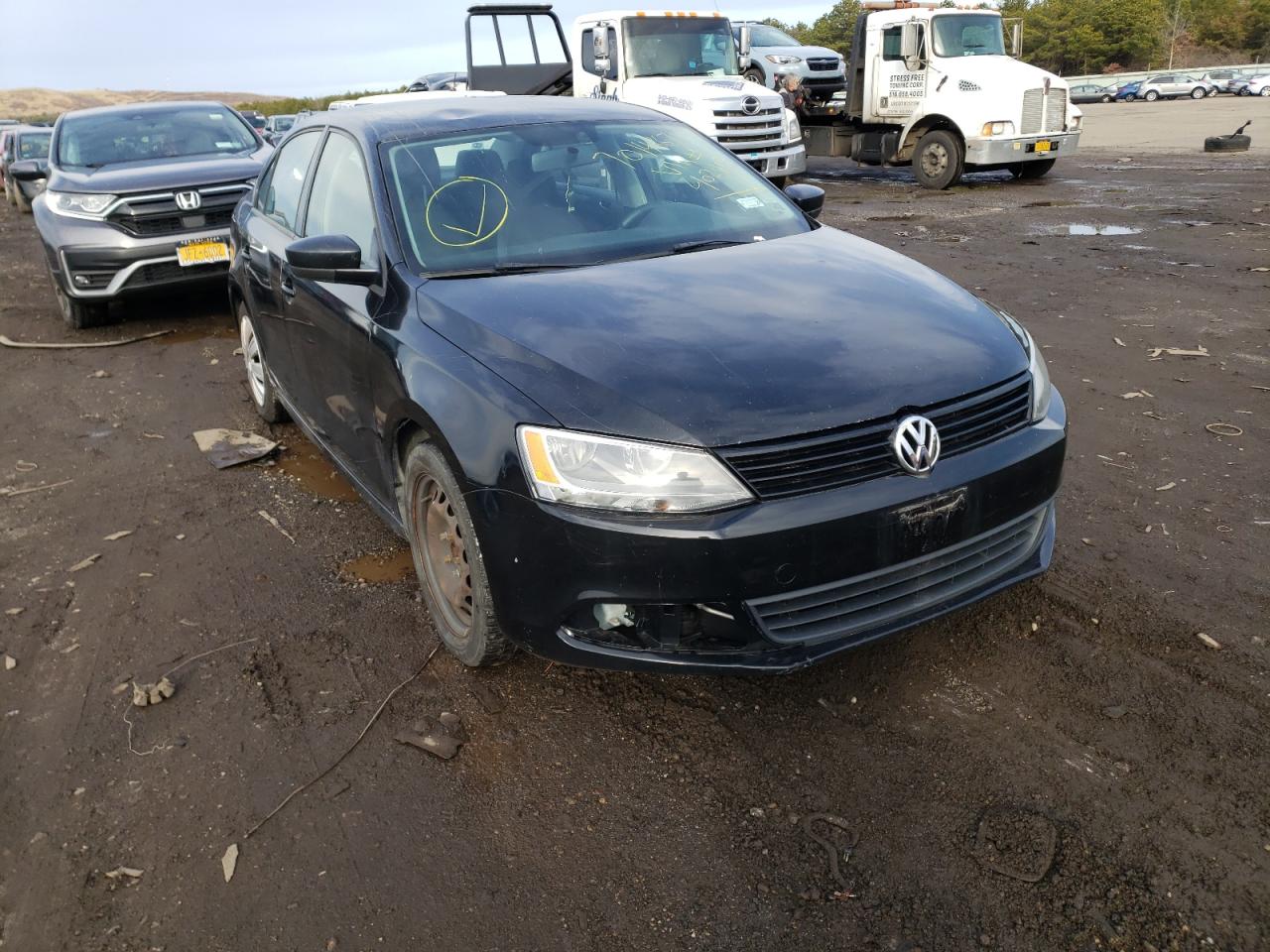 VOLKSWAGEN JETTA BASE 2012 with VIN 3VW2K7AJ4CM402413 - Photo from auction