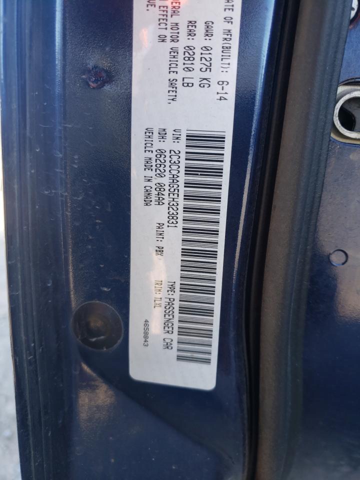 Photo 10 from auction – 2014 CHRYSLER 300 with VIN 2C3CCAAG5EH323831