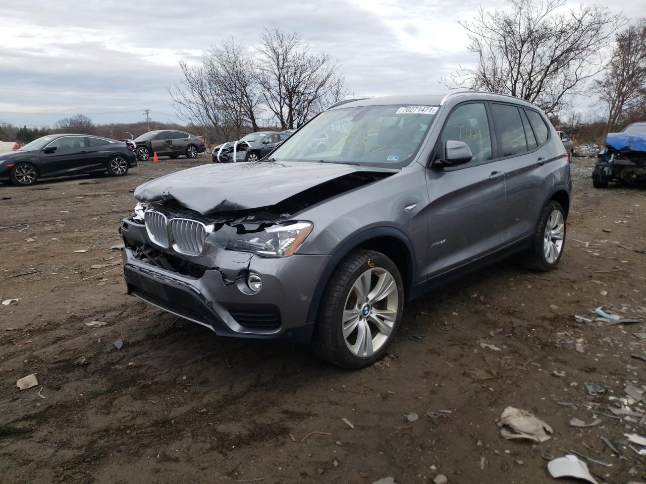 Photo 2 from auction – 2016 BMW X3 XDRIVE2 with VIN 5UXWX9C58G0D75566