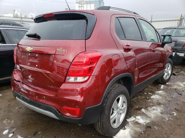 Photo 4 from auction – 2021 CHEVROLET TRAX 1LT with VIN KL7CJPSB8MB320689