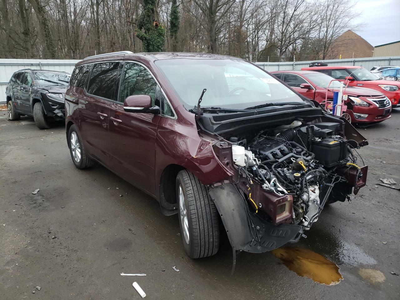 KIA SEDONA EX 2018 with VIN KNDMC5C15J6400886 - Photo from auction