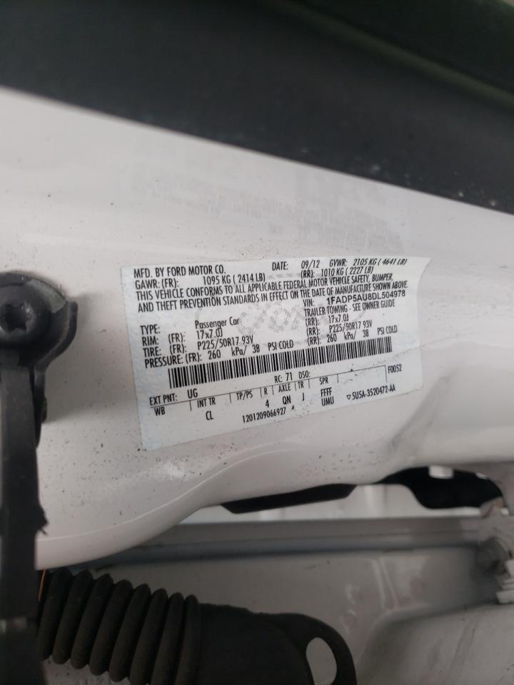 Photo 10 from auction – 2013 FORD C-MAX SE with VIN 1FADP5AU8DL504978